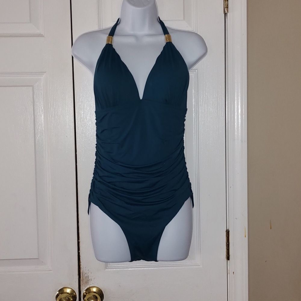 Turquois  one piece bathing suit  Sz M NWOT